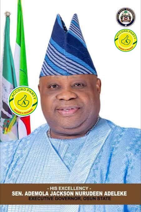 H.E. Sen. Ademola Jackson Nurudeen Adeleke, Executive Governor of Osun State