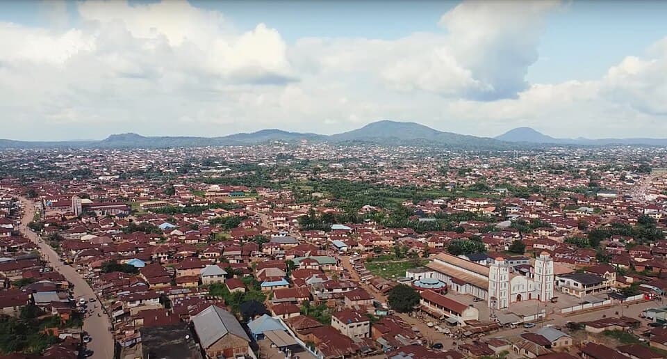 Aerial view of Ile-Ife